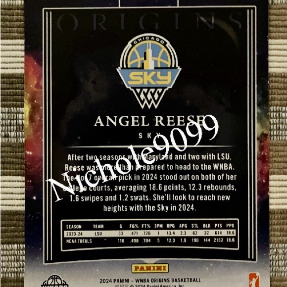 Panini Angel Reese Jumbo Rookie Card - RARE - Picture 4 of 4